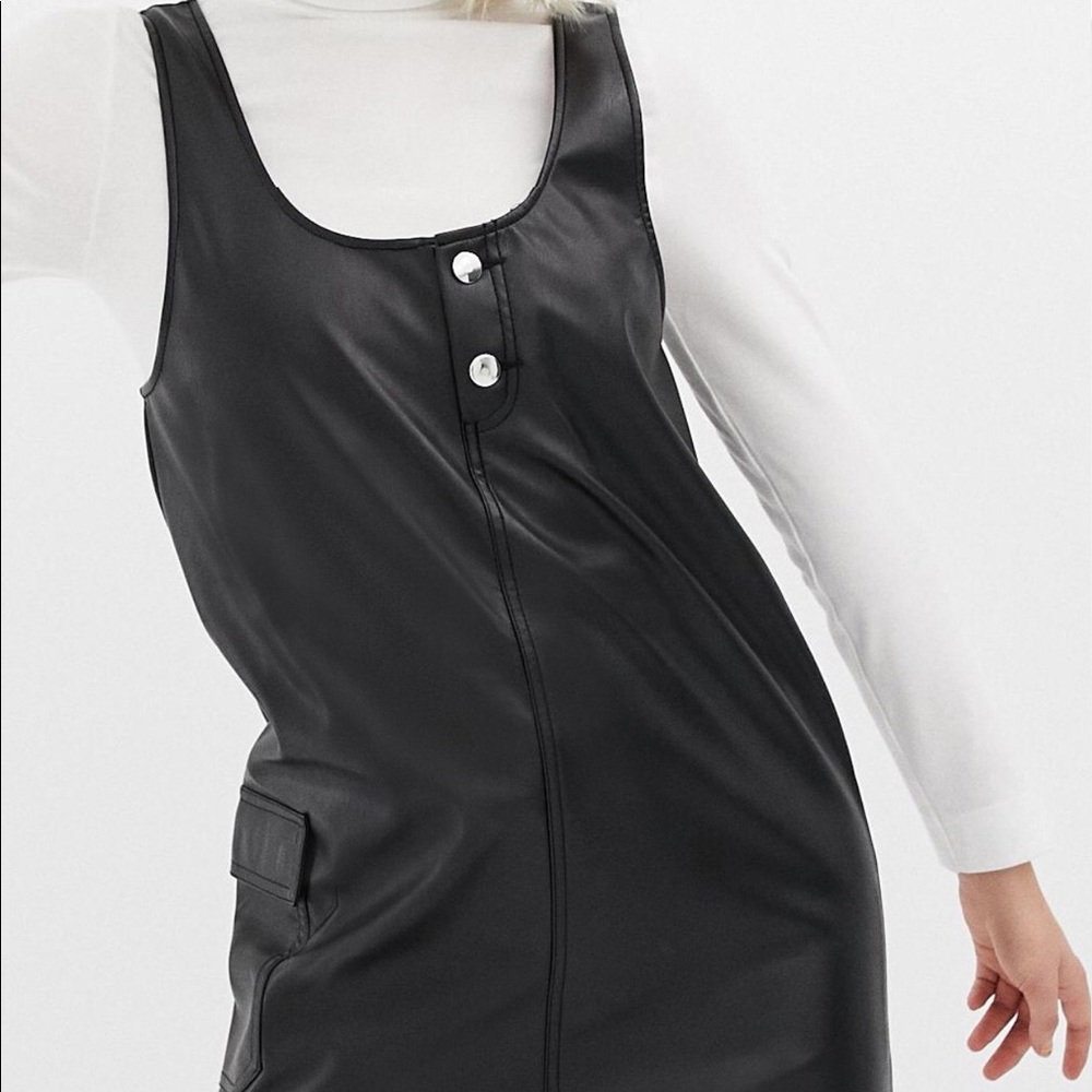 Black pinny dress